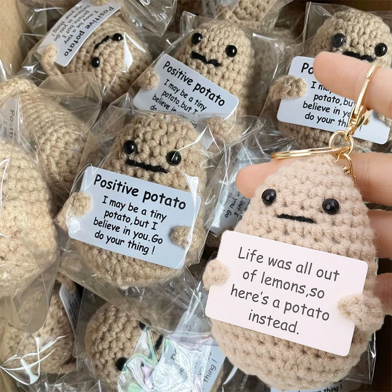 1/2pcs Positive Energy Potato  - огляд і ціна Gaming Console Keychain